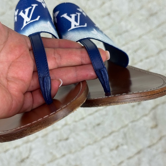Louis Vuitton Monogram Escale Palma Sandals 39 - Picture 7 of 13